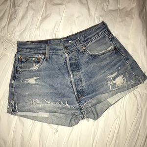 Levi’s 501 Denim Cutoff Shorts NWOT